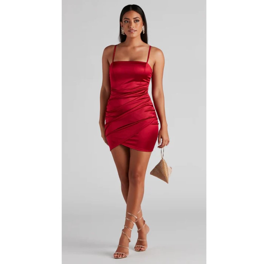 06 🎀 Angie Red Party Dress 🎀